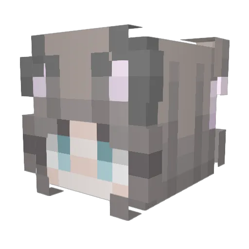 graveofus Minecraft avatar head, 3D render