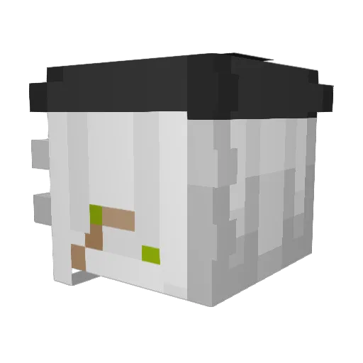 gravetender Minecraft avatar head, 3D render