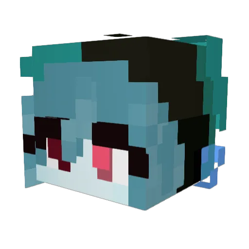 gravity99 Minecraft avatar head, 3D render