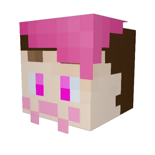 gravitymirage Minecraft avatar head, 3D render