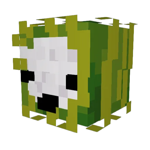 gravyzs Minecraft avatar head, 3D render