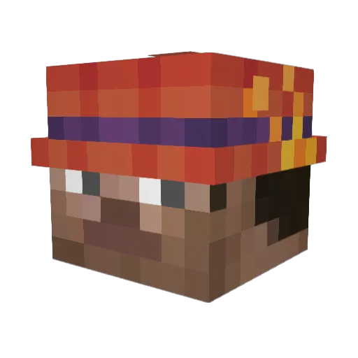 gravyzzzz Minecraft avatar head, 3D render
