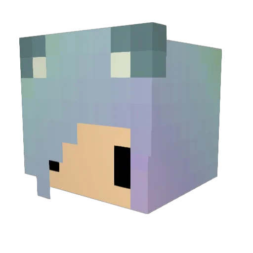 graxe6 Minecraft avatar head, 3D render