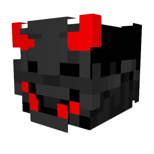 graybradbeer Minecraft avatar head, 3D render