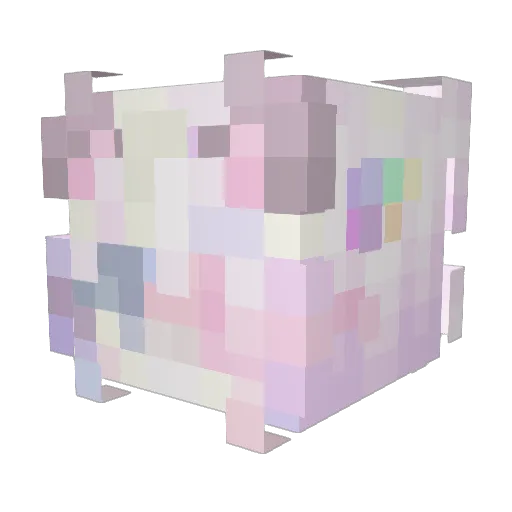 grayjoint Minecraft avatar head, 3D render