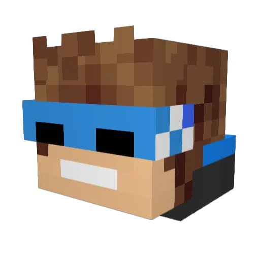grayspider5 Minecraft avatar head, 3D render