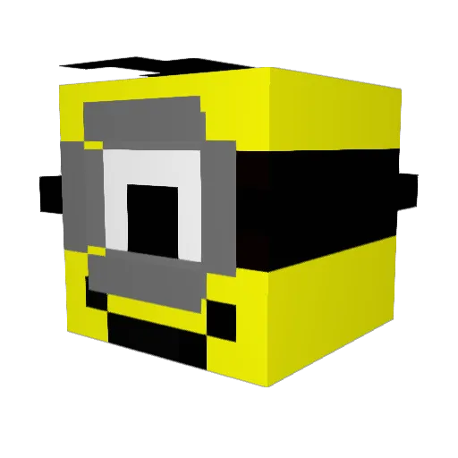 grayte Minecraft avatar head, 3D render