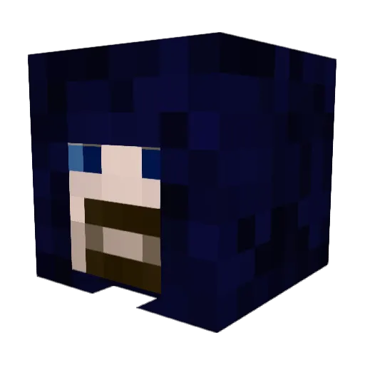 grazyna_zarko Minecraft avatar head, 3D render