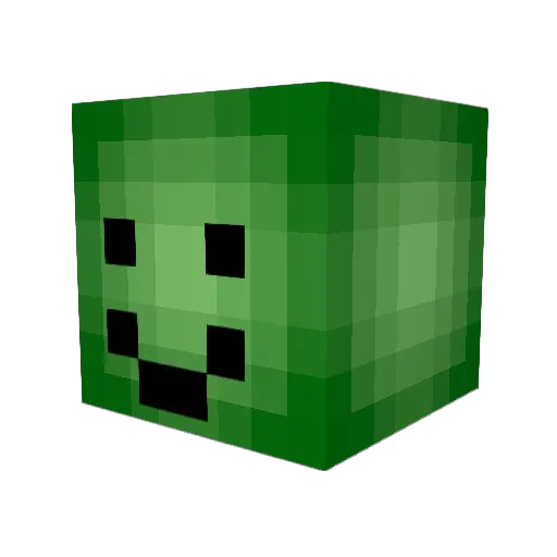 grcak Minecraft avatar head, 3D render