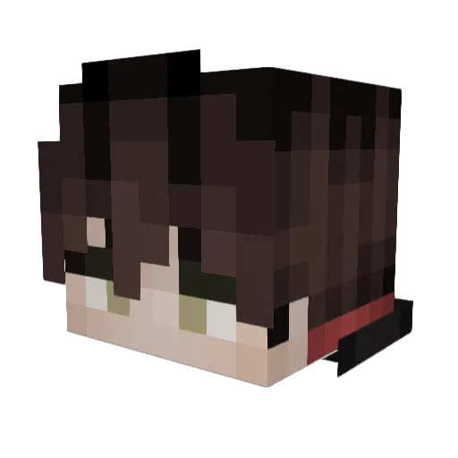 greateyenk Minecraft avatar head, 3D render