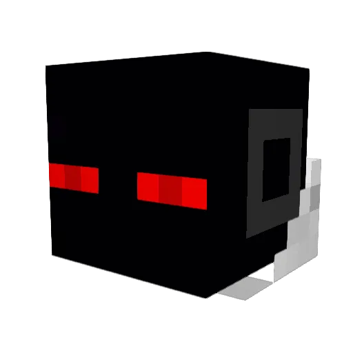 greatlash Minecraft avatar head, 3D render
