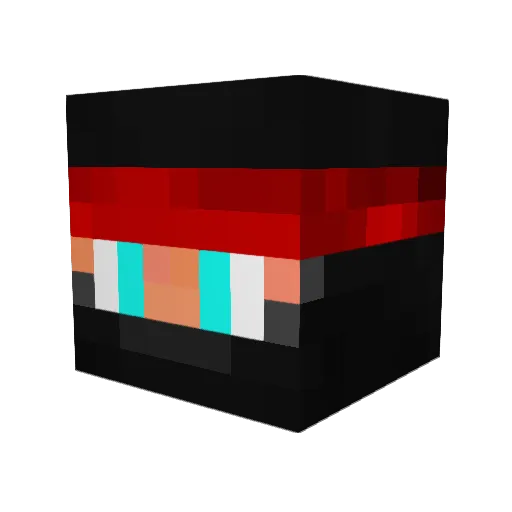 greatwhite78 Minecraft avatar head, 3D render