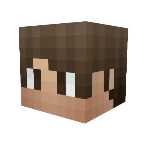 greaves02 Minecraft avatar head, 3D render