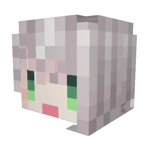 greco999 Minecraft avatar head, 3D render
