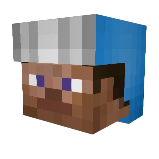 gredo99 Minecraft avatar head, 3D render