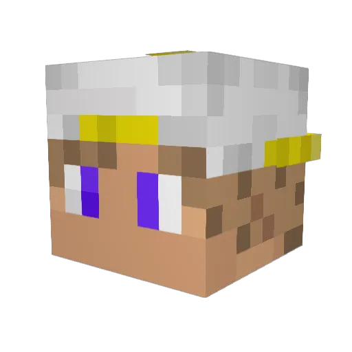 gree09 Minecraft avatar head, 3D render