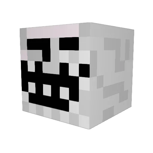 greeen707 Minecraft avatar head, 3D render