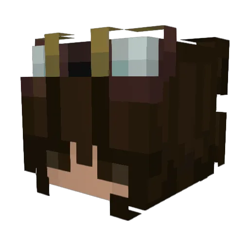 green005 Minecraft avatar head, 3D render
