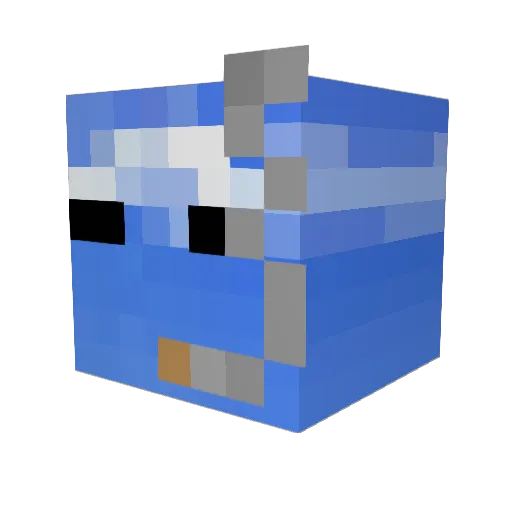 green4creeper Minecraft avatar head, 3D render