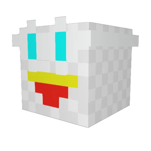 greenchicken14 Minecraft avatar head, 3D render