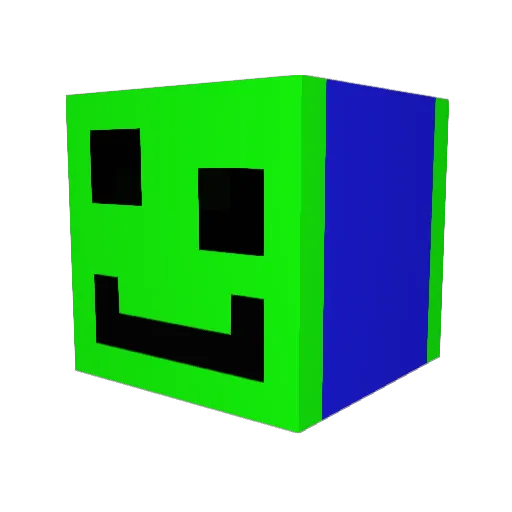 greend8y1029 Minecraft avatar head, 3D render