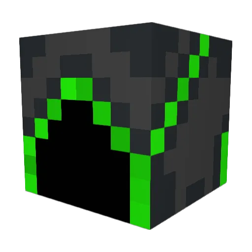 greendracomancer Minecraft avatar head, 3D render