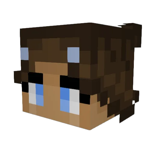 greeneggs85 Minecraft avatar head, 3D render