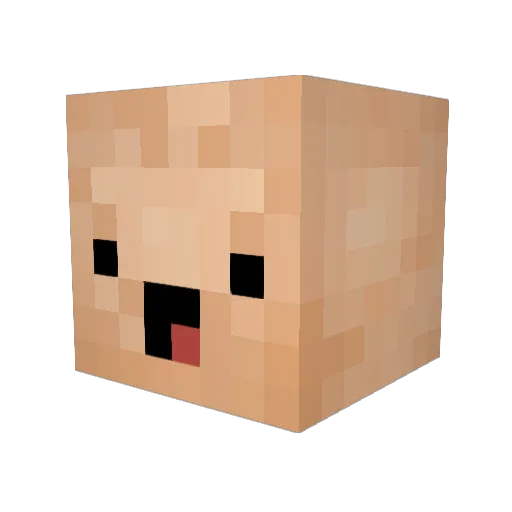 greenfuzzyape Minecraft avatar head, 3D render
