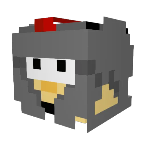 greenhedgehog12 Minecraft avatar head, 3D render