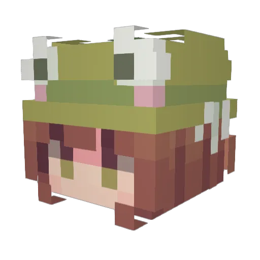greenhill004 Minecraft avatar head, 3D render