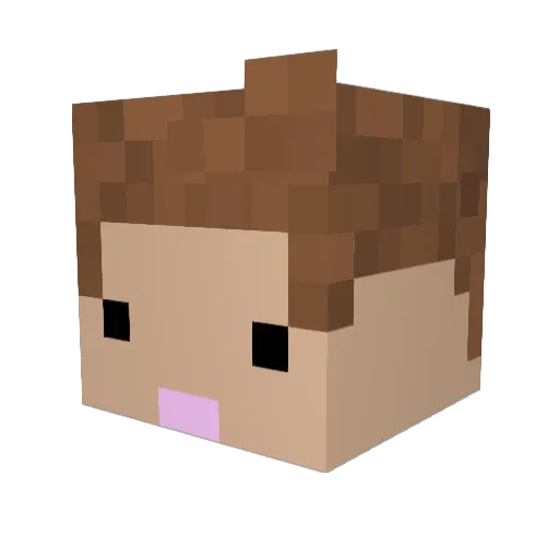 greenjoey59 Minecraft avatar head, 3D render