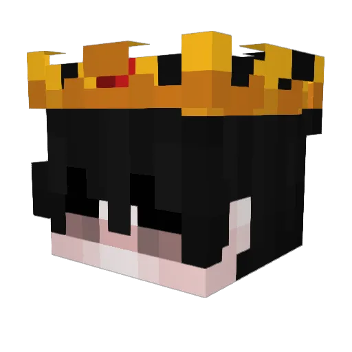 greenmeatballs Minecraft avatar head, 3D render