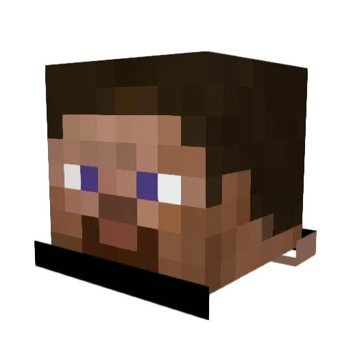 greenprince98 Minecraft avatar head, 3D render