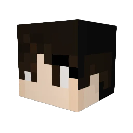 greenslime4supa Minecraft avatar head, 3D render