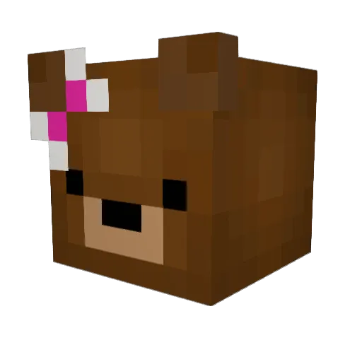 greenthedream Minecraft avatar head, 3D render