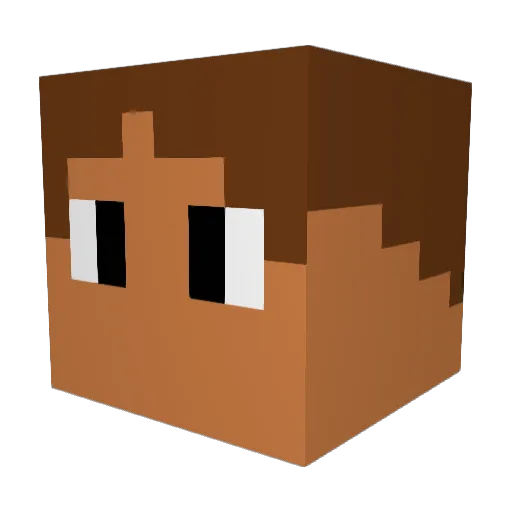 greenwoodguy135 Minecraft avatar head, 3D render