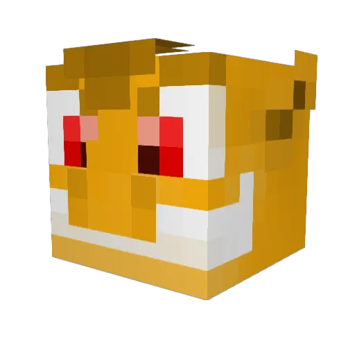 greenwool12 Minecraft avatar head, 3D render