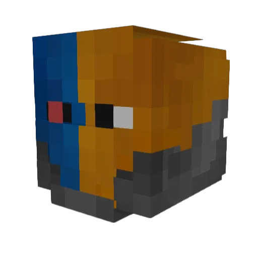 greetingsgamers Minecraft avatar head, 3D render