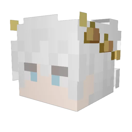 greg69_420 Minecraft avatar head, 3D render