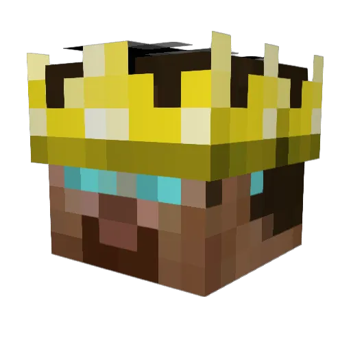 greggrant Minecraft avatar head, 3D render