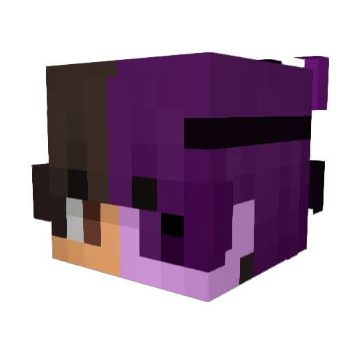 greginho Minecraft avatar head, 3D render