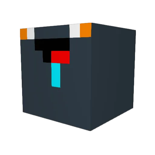 gregmagicisland Minecraft avatar head, 3D render