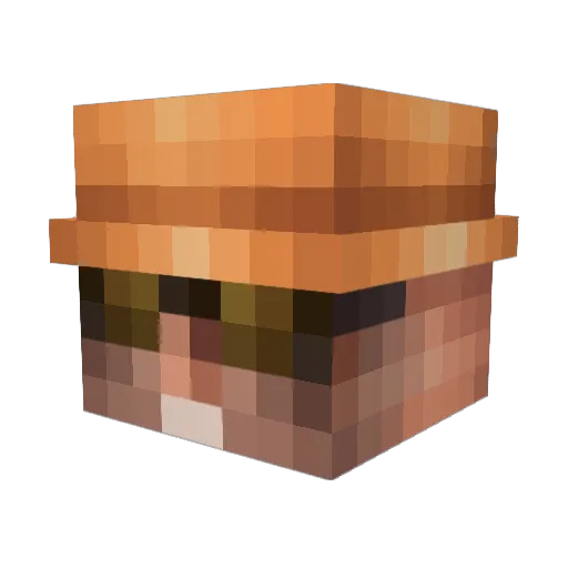 gregoriosPL Minecraft avatar head, 3D render