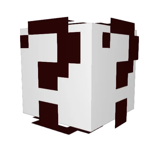 greluap Minecraft avatar head, 3D render