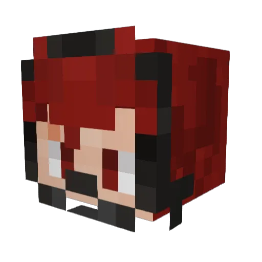 gremlin_king Minecraft avatar head, 3D render
