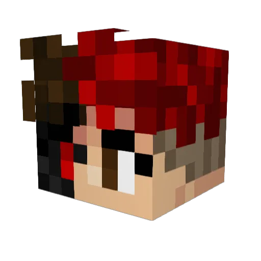 gremlinchild24 Minecraft avatar head, 3D render