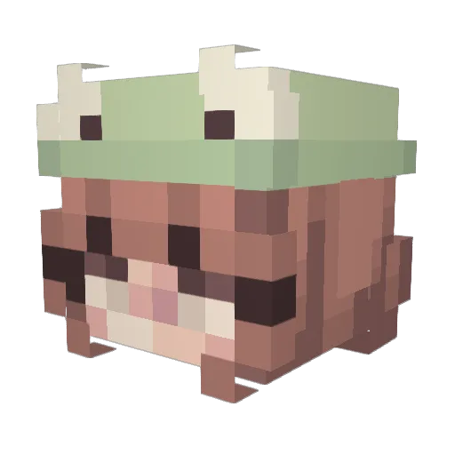 gremlinfroggy Minecraft avatar head, 3D render