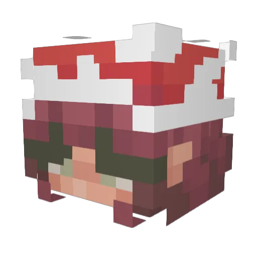 gremlinmarce Minecraft avatar head, 3D render