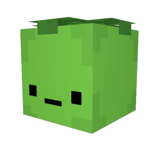 grenabbple_ Minecraft avatar head, 3D render