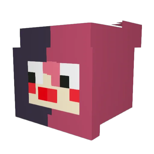 grenoodles Minecraft avatar head, 3D render